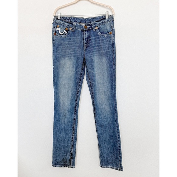 True‎ Religion Mens Jeans Size 29 Bobby Y2K Low Rise Vintage Casual Grunge - Picture 1 of 6